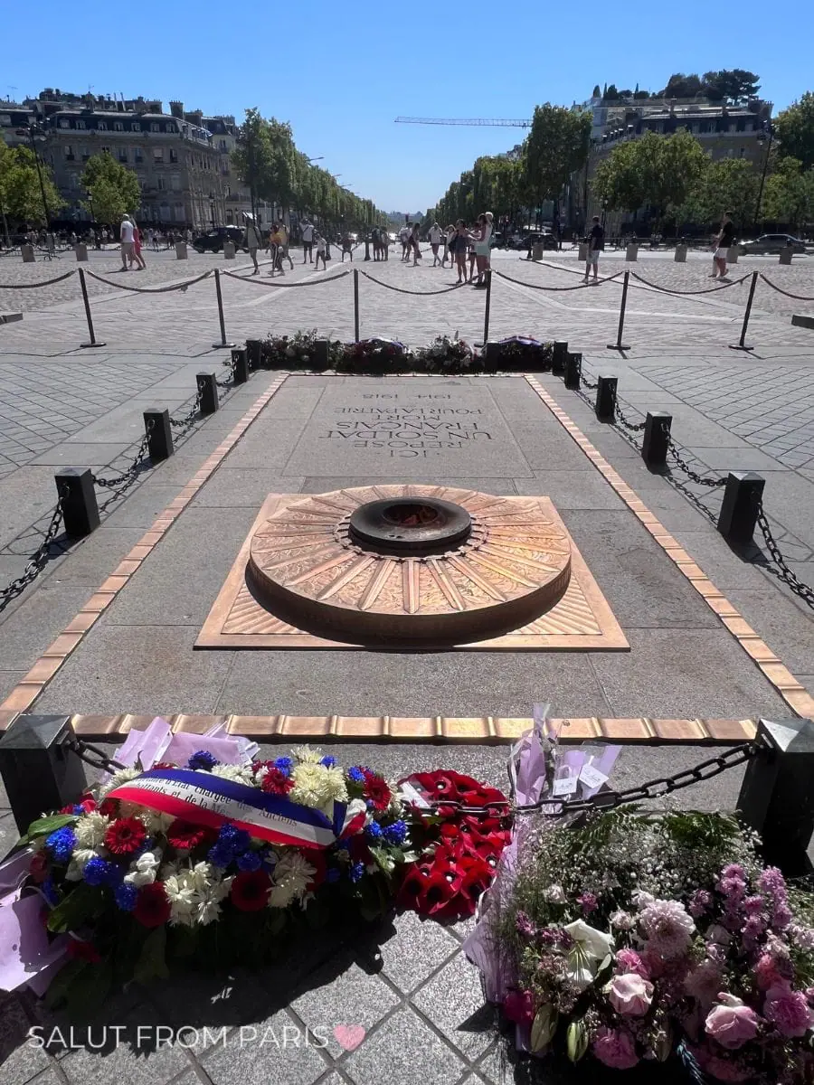 Visit the Arc de Triomphe: Worth the climb? View of Paris from the top of the Arc de Triomphe