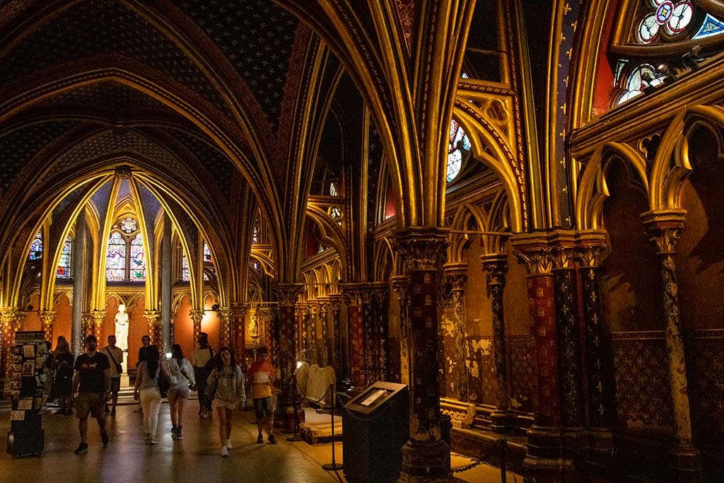 Visiting La Sainte Chapelle Paris: A complete guide Image of Lower chapel Sainte Chapelle Paris