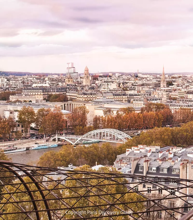 How to Get Eiffel Tower Tickets: 8 Easy Ways to Avoid Standing in Long Lines View from the Eiffel Tower's 1st Level in late November